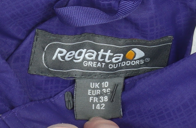 Womens UK Size 10 Regular Regatta Purple Synthetic Jacket