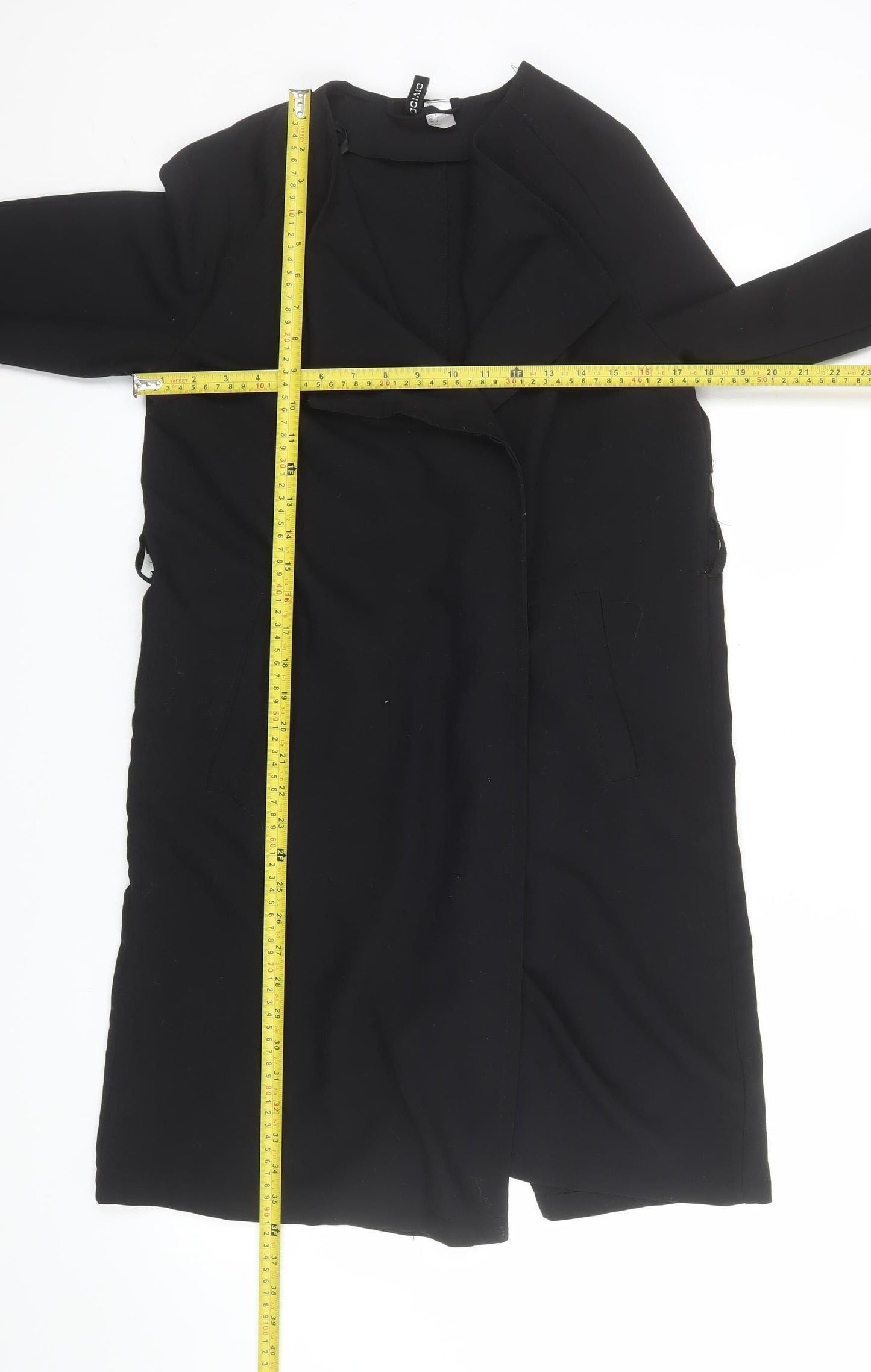 Divided Women Black Size 8 Shift Knee Length Workwear Dress