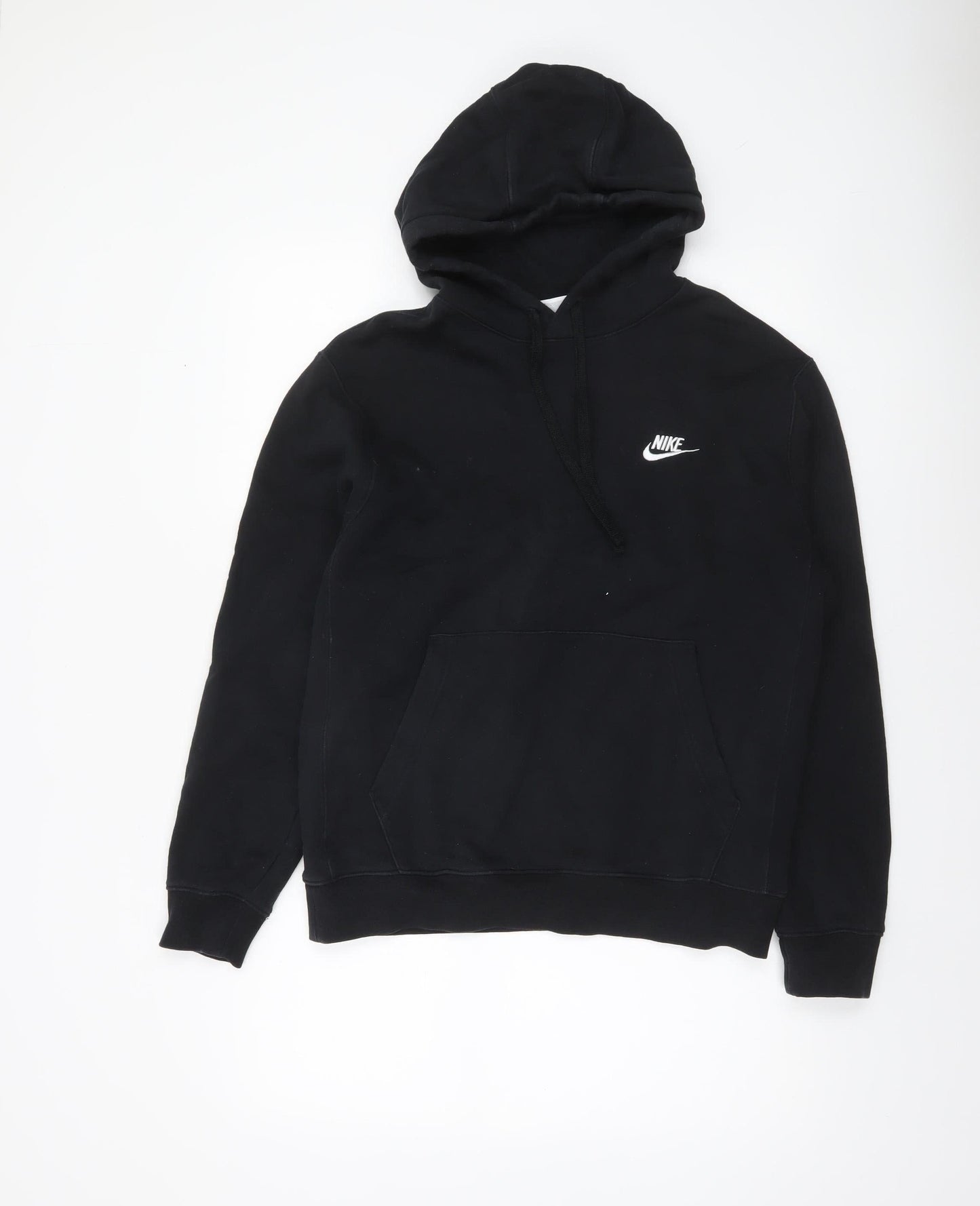 Mens UK S Regular Nike Black Pullover Hoodie