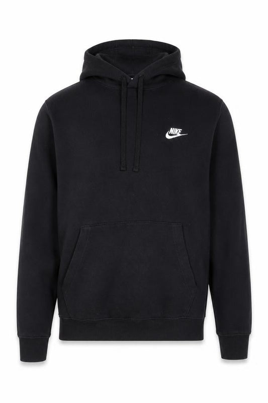 Mens UK S Regular Nike Black Pullover Hoodie