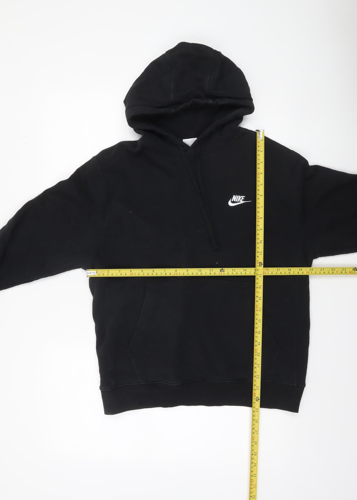 Mens UK S Regular Nike Black Pullover Hoodie