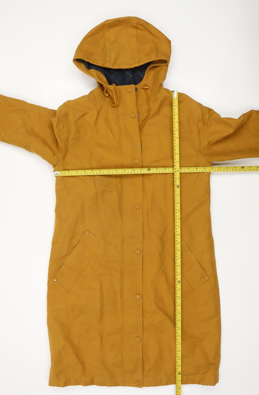Womens UK Size 10 Regular Boden Yellow Polyester Coat