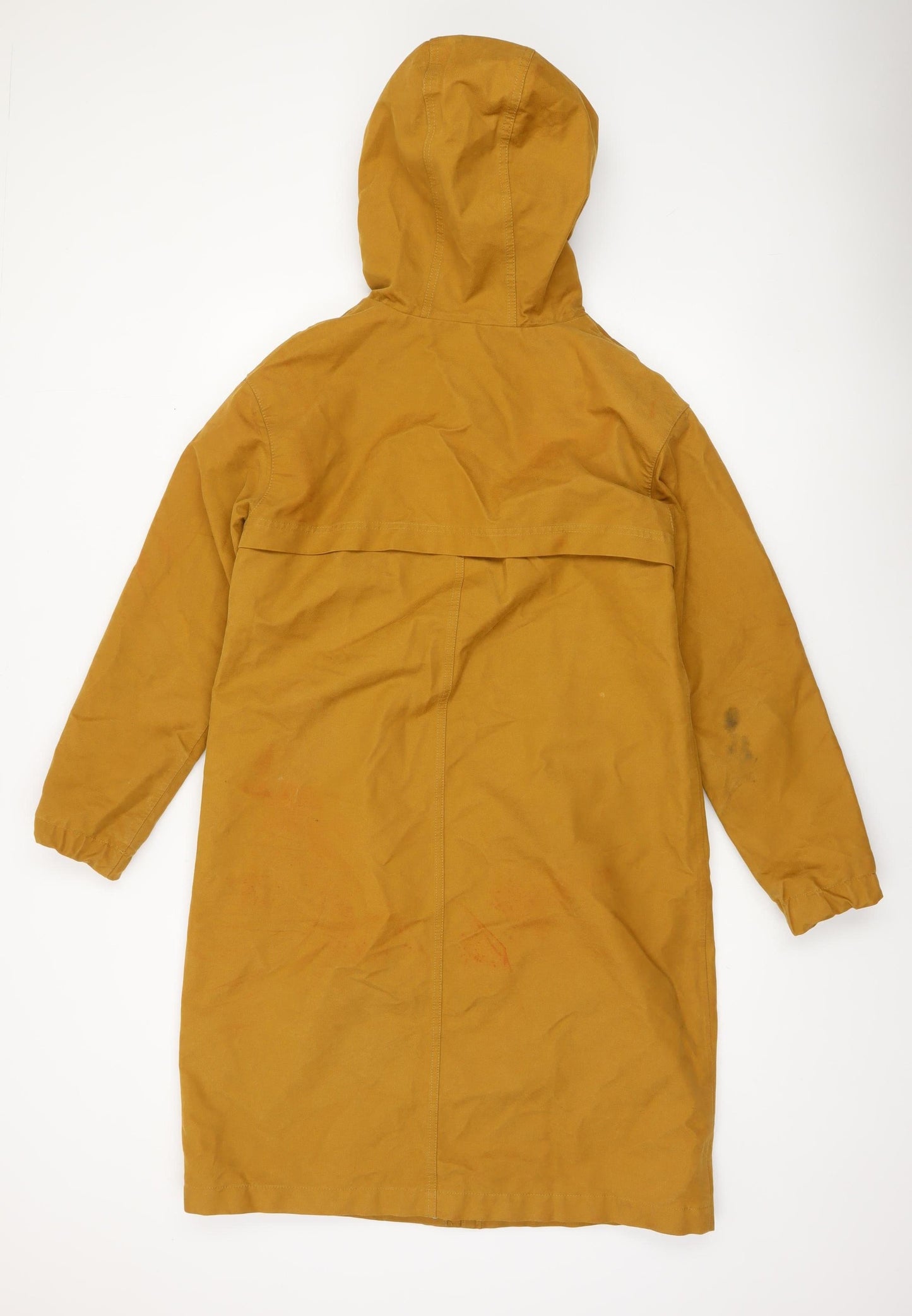 Womens UK Size 10 Regular Boden Yellow Polyester Coat