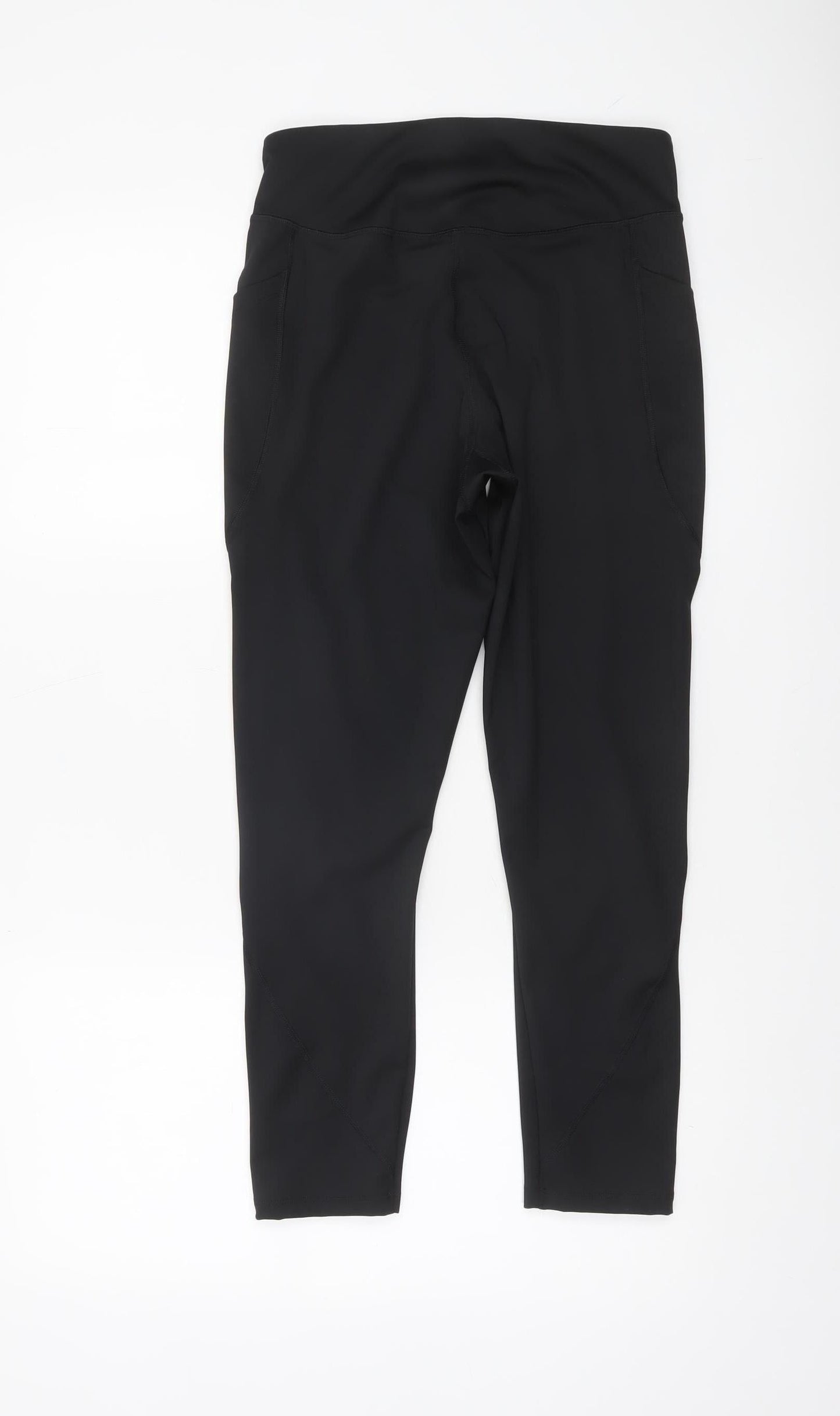 Dunnes Stores Womens Black M Leggings with Pockets Activewear