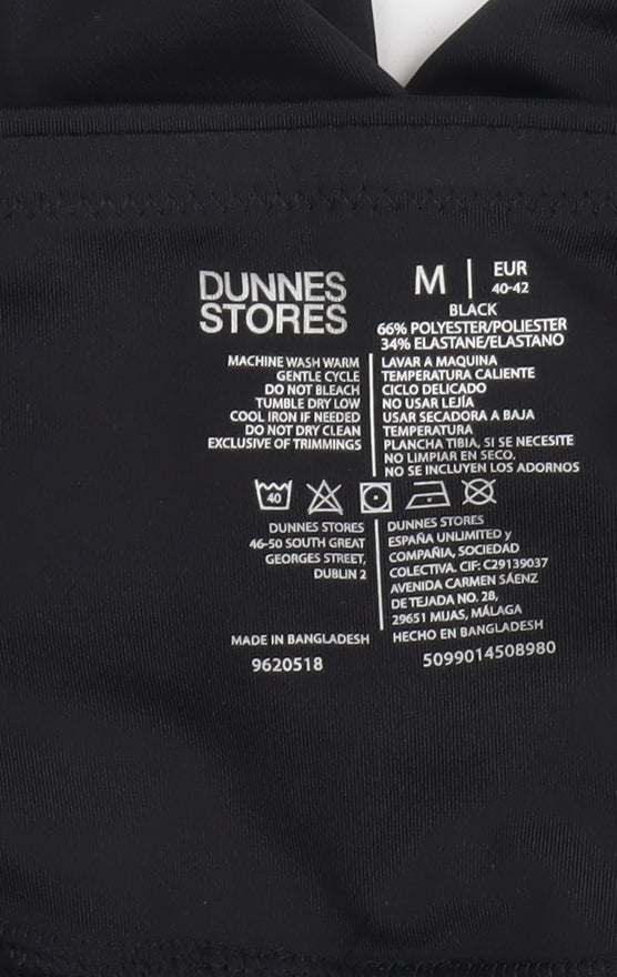 Dunnes Stores Womens Black M Leggings with Pockets Activewear