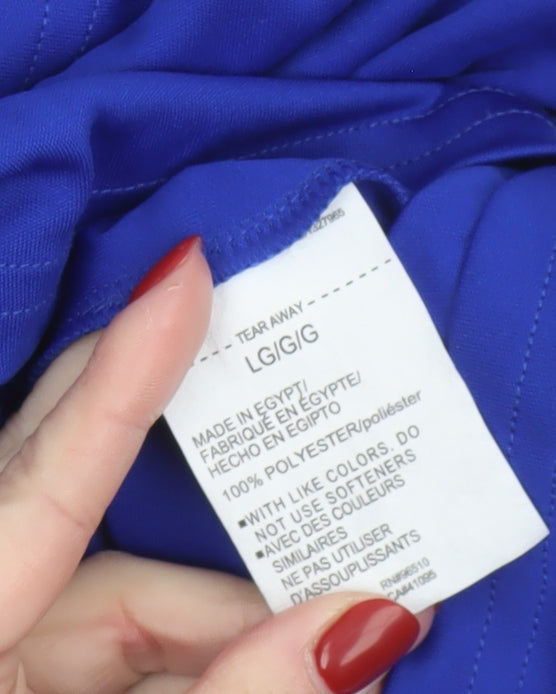 Under Armour Men's Blue Short Sleeve Athletic T-Shirt Size L