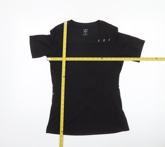 Fox Women’s Black Ranger Short Sleeve Jersey T-Shirt S