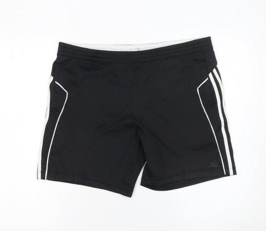Adidas Men's Black Athletic Mesh Sports Shorts Size S