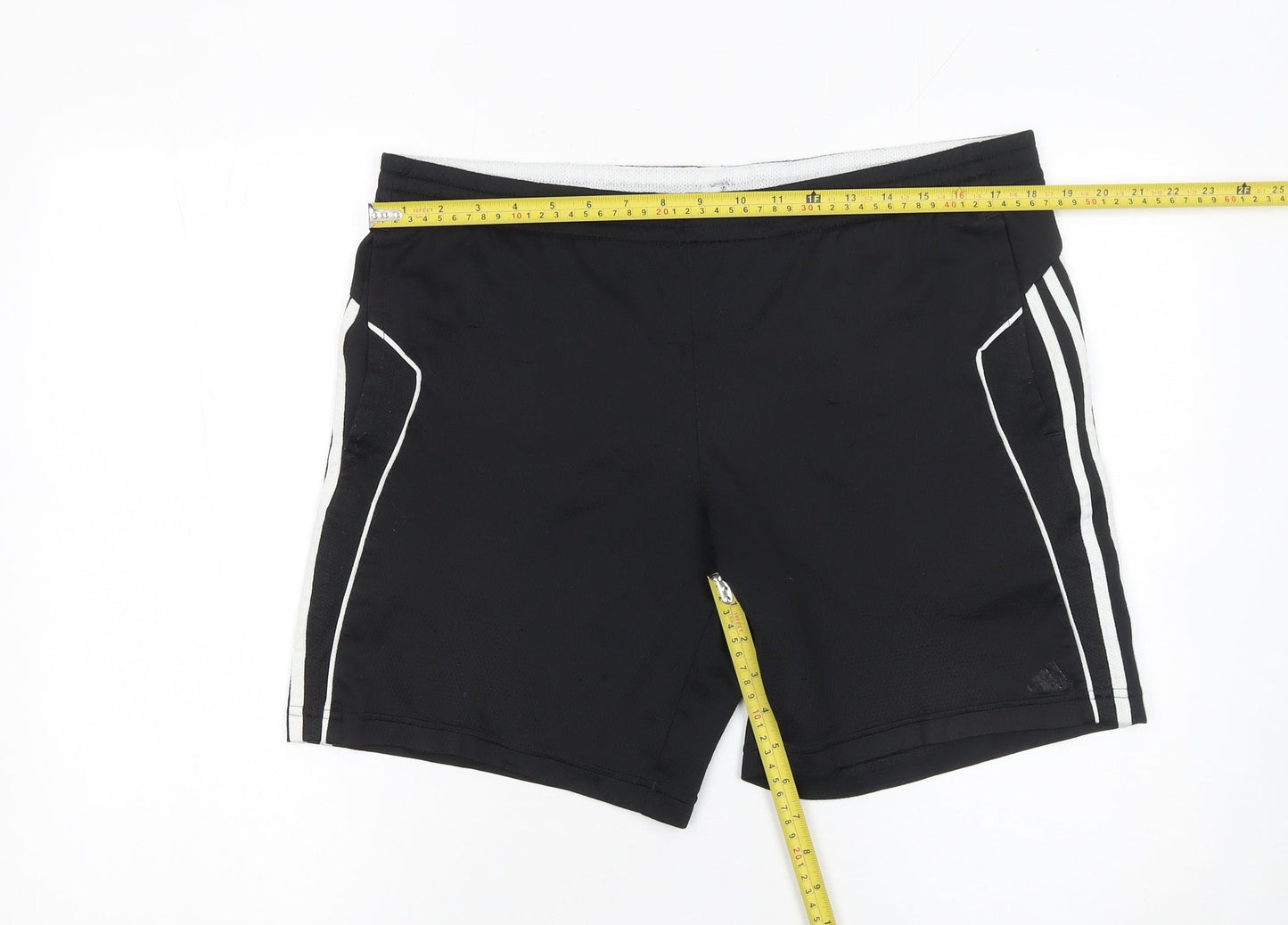 Adidas Men's Black Athletic Mesh Sports Shorts Size S