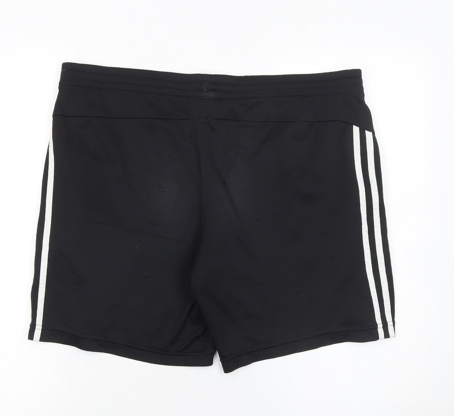 Adidas Men's Black Athletic Mesh Sports Shorts Size S