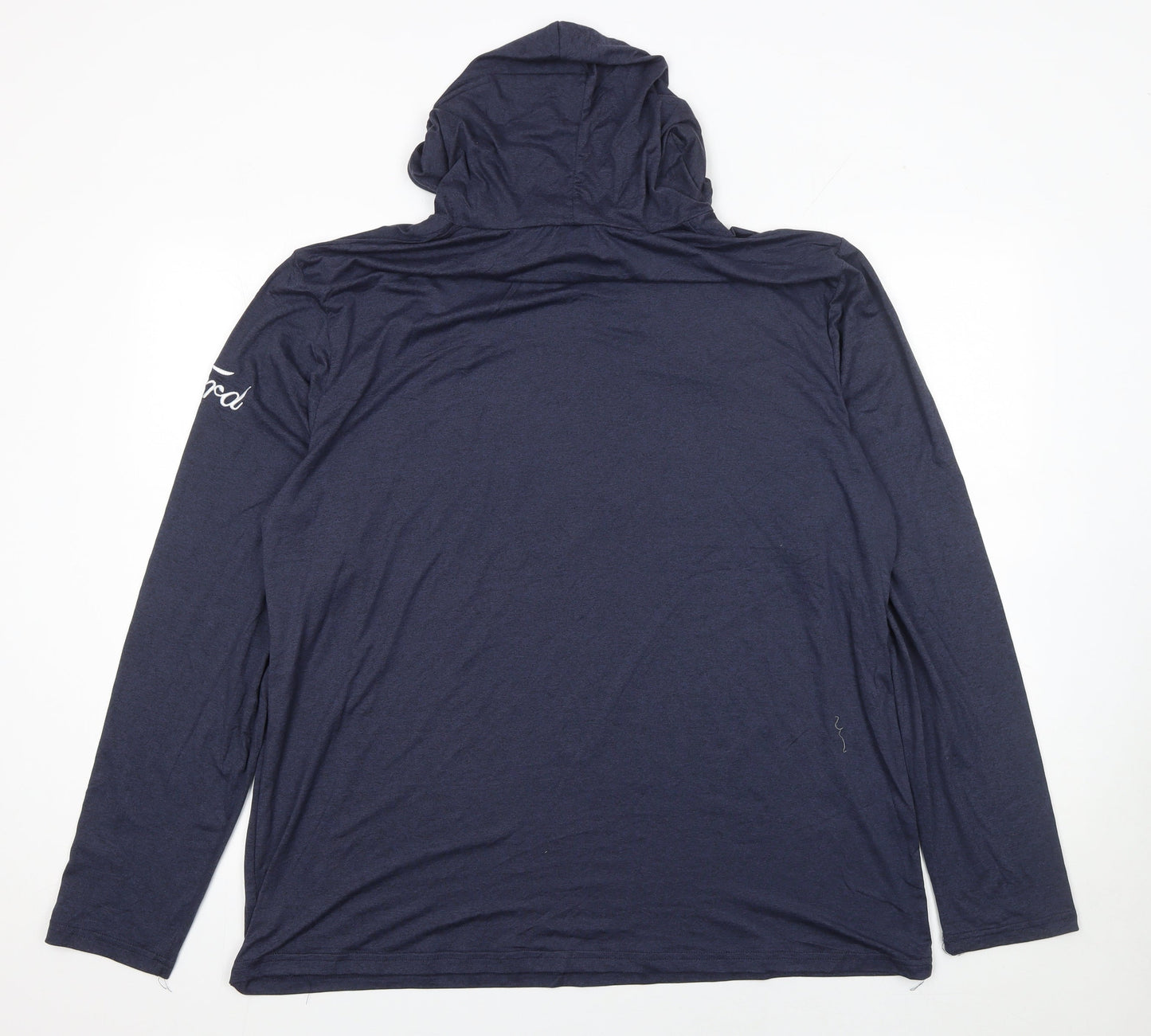 New York Yankees Women Navy Blue Pullover Hoodie Size XL