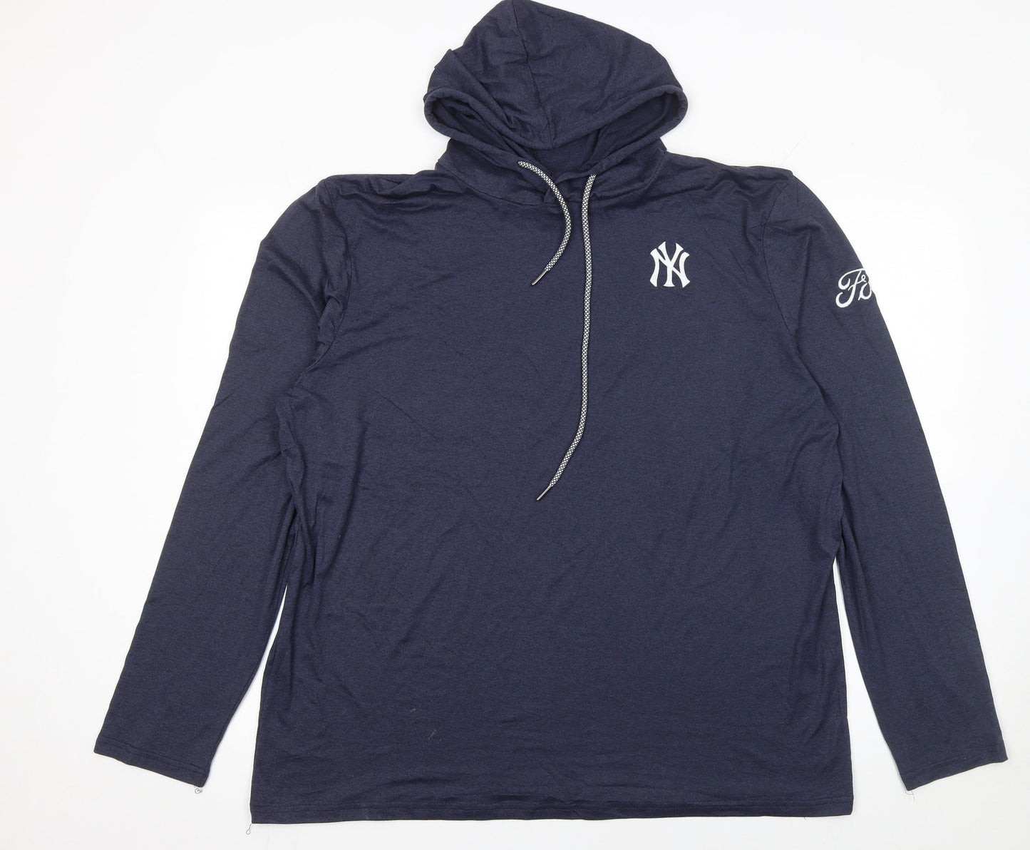 New York Yankees Navy Women's XL Pullover Hoodie Long Sleeve
