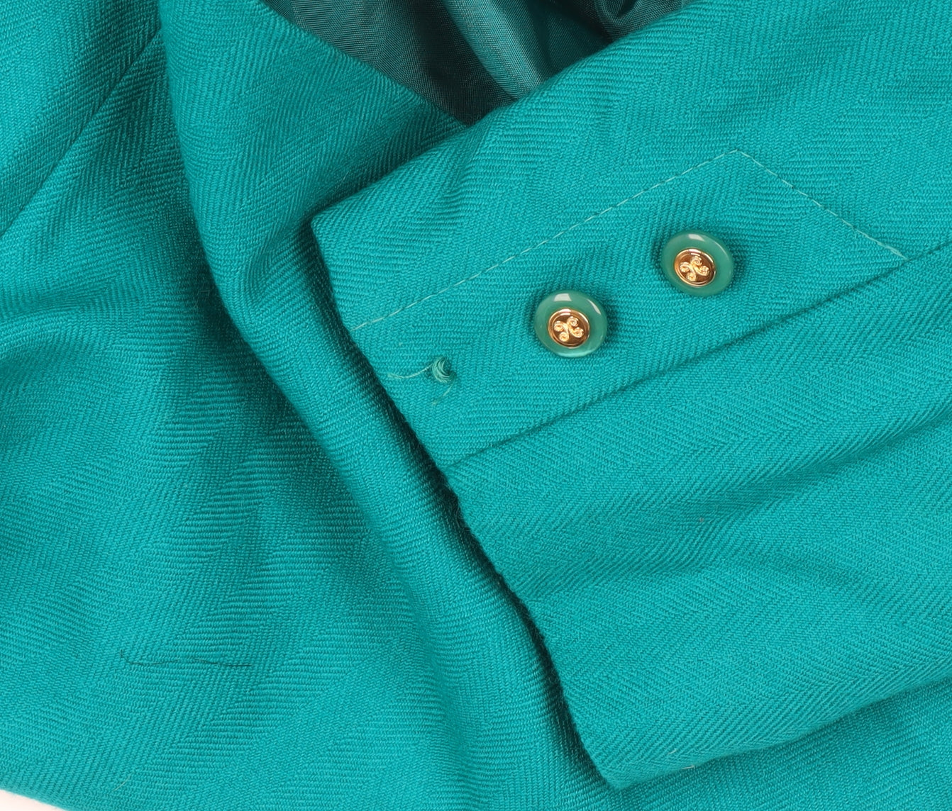 Avoca Women’s Green Wool Classic Irish Wool Jacket Size 18