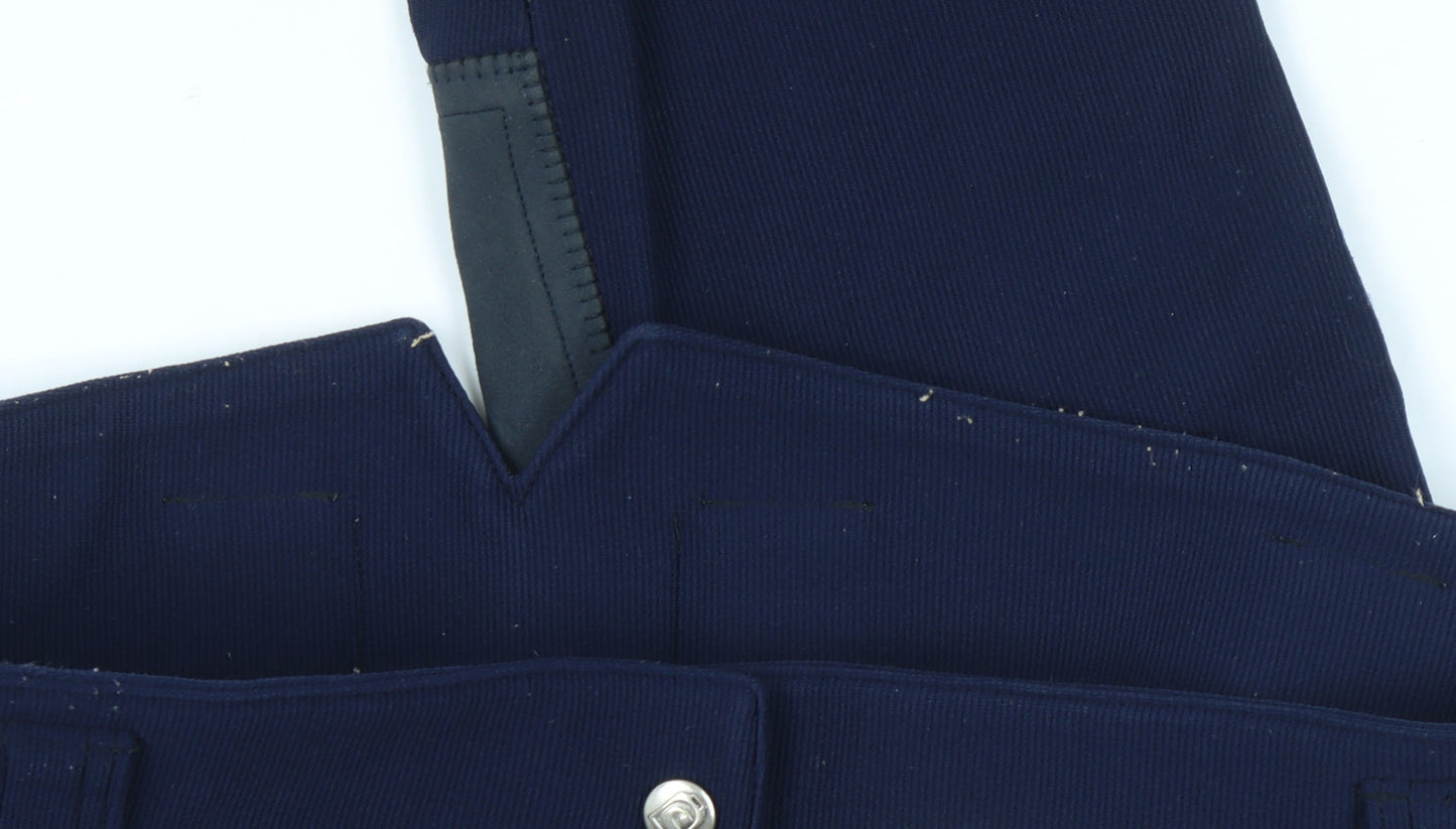 Cavallo Men's Blue Riding Trousers Slim Fit Stretch Equestrian Breeches 36in