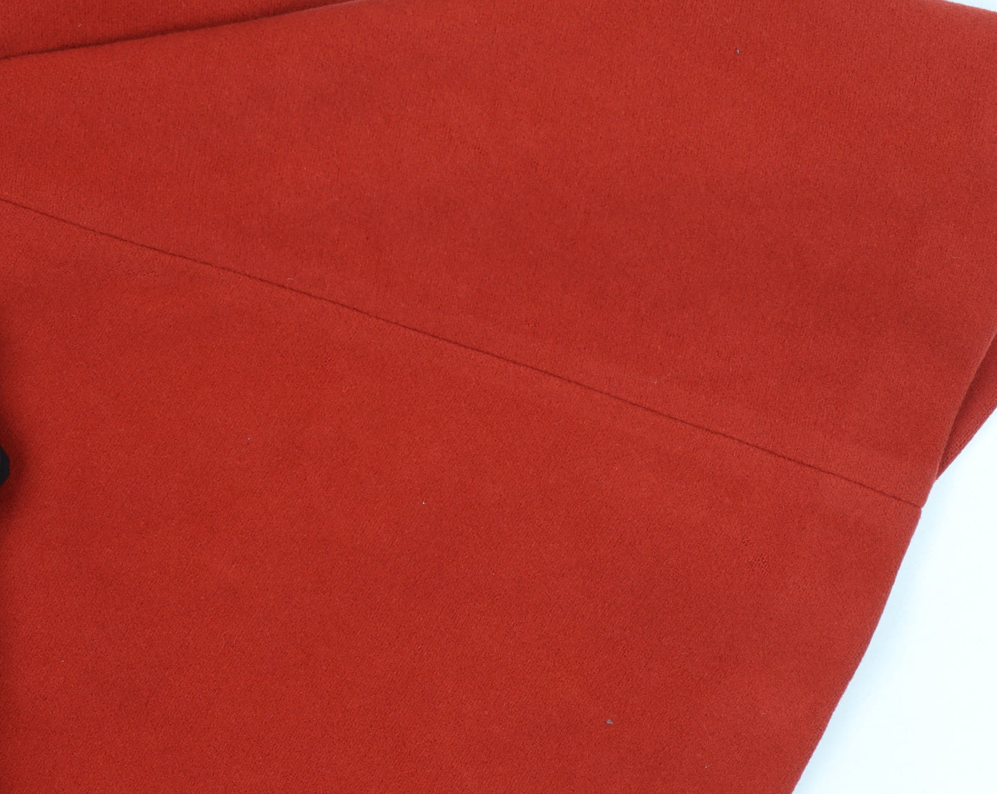 Dereta London Women's Red Wool Belted Long Overcoat Size 18