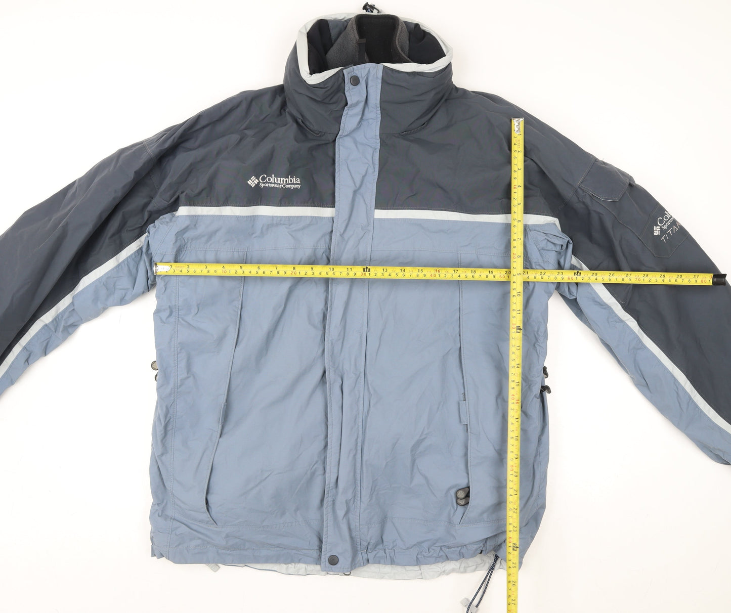 Columbia Men's Blue Interchange 3-in-1 Waterproof Jacket Size L