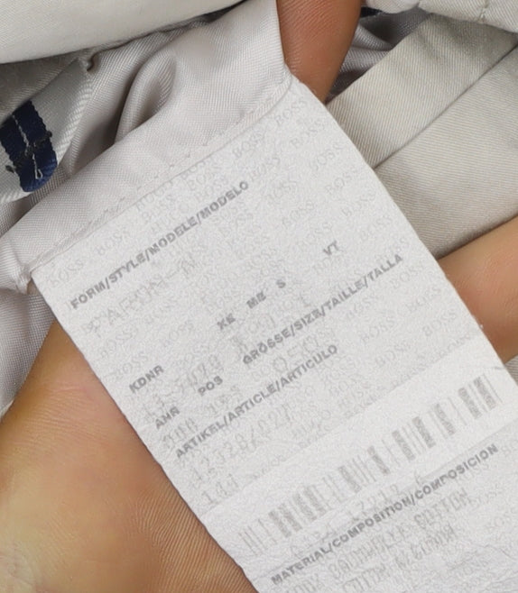 Womens UK Size S Regular HUGO BOSS Beige Cotton Jacket