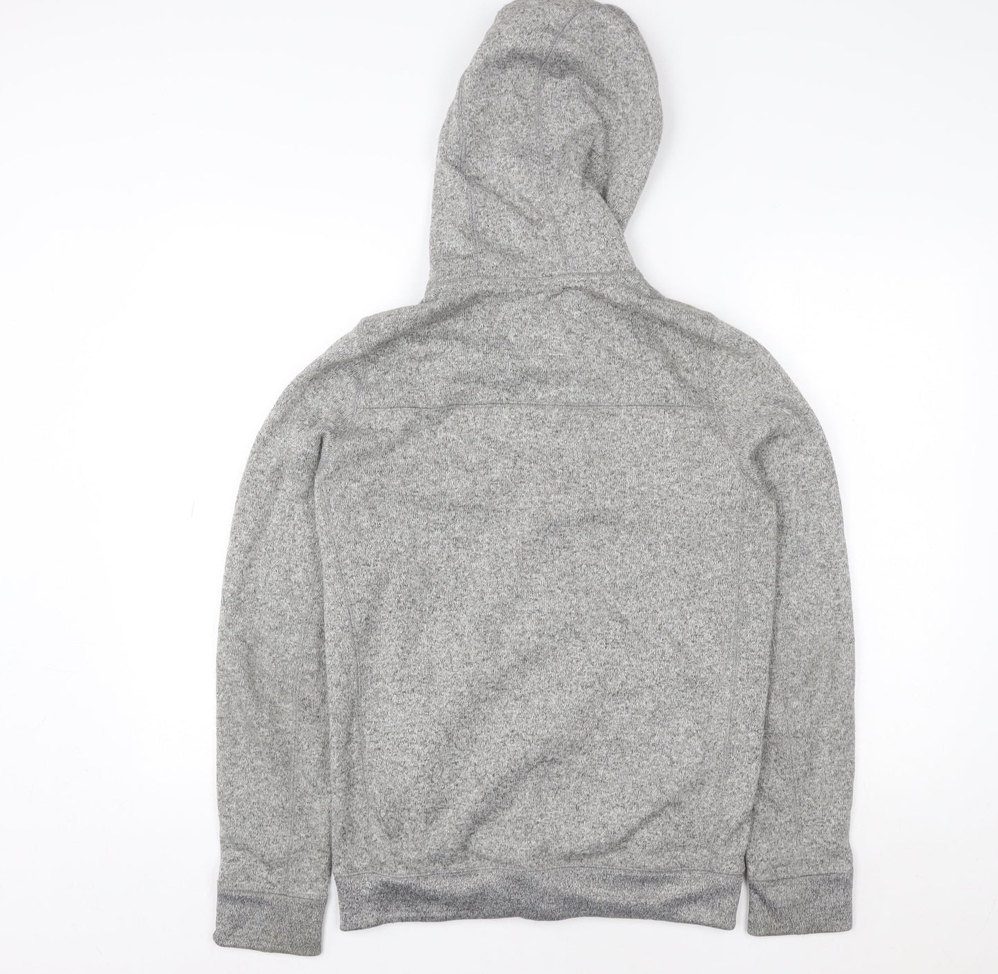 Mens UK M Regular Abercrombie & Fitch Grey Full Zip Hoodie