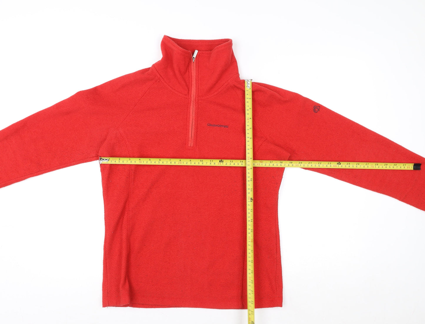 Mens UK 10 Regular Craghoppers Red Pullover Sweatshirt