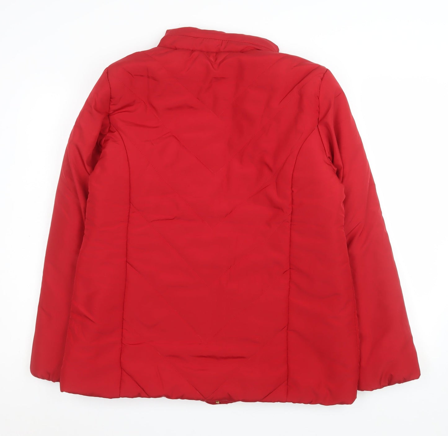 Isle Essentials Womens Red Size 14 Puffer Jacket Winter Coat