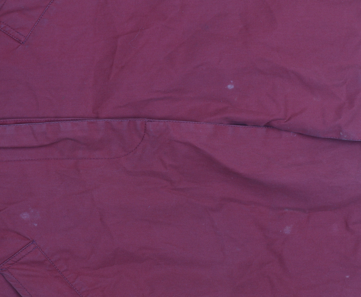 Next Men's Red Cotton Waterproof Rain Coat Small Classic Fit