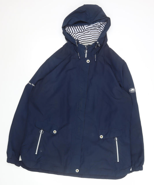 Womens UK Size 3XL Regular Trespass Blue Polyester Jacket
