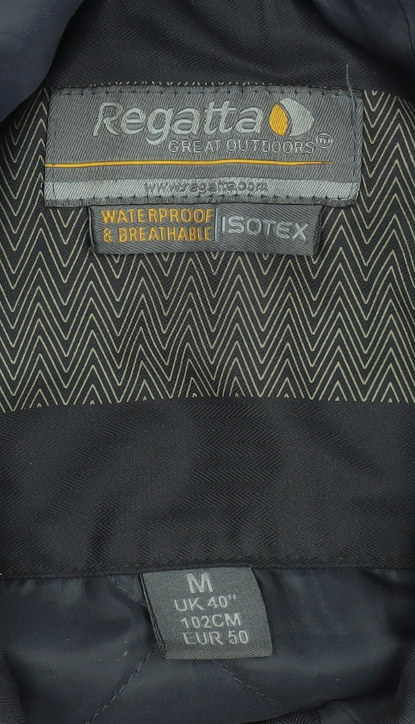 Regatta Men's Grey Waterproof Hooded Parka Jacket Size M 40in