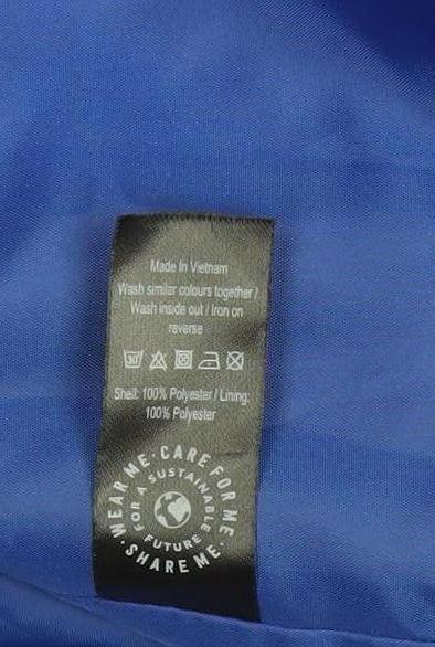 George Women’s Blue Polyester Mid-Length Blazer Size 14