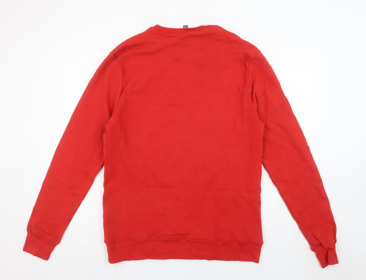 H&M Men’s Red Coca-Cola Christmas Santa Sweatshirt Size M
