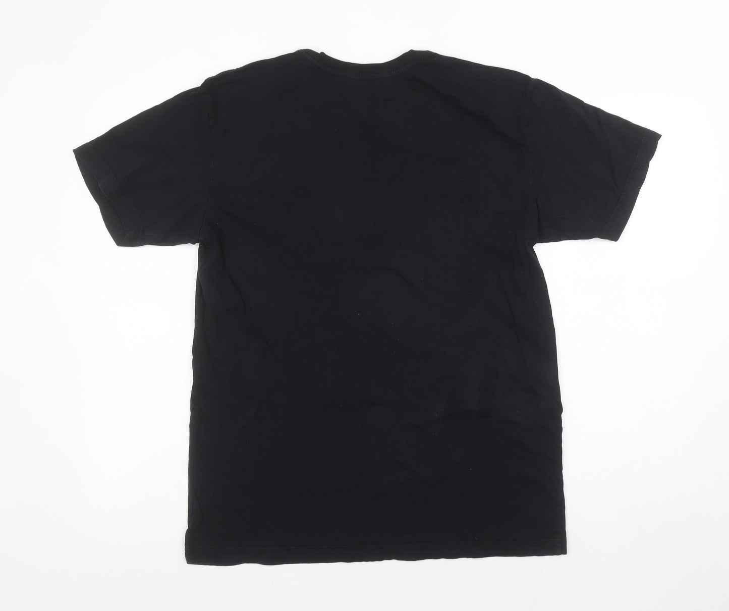 Cooke Collecti Men's Black Medium Cotton Graphic T-Shirt
