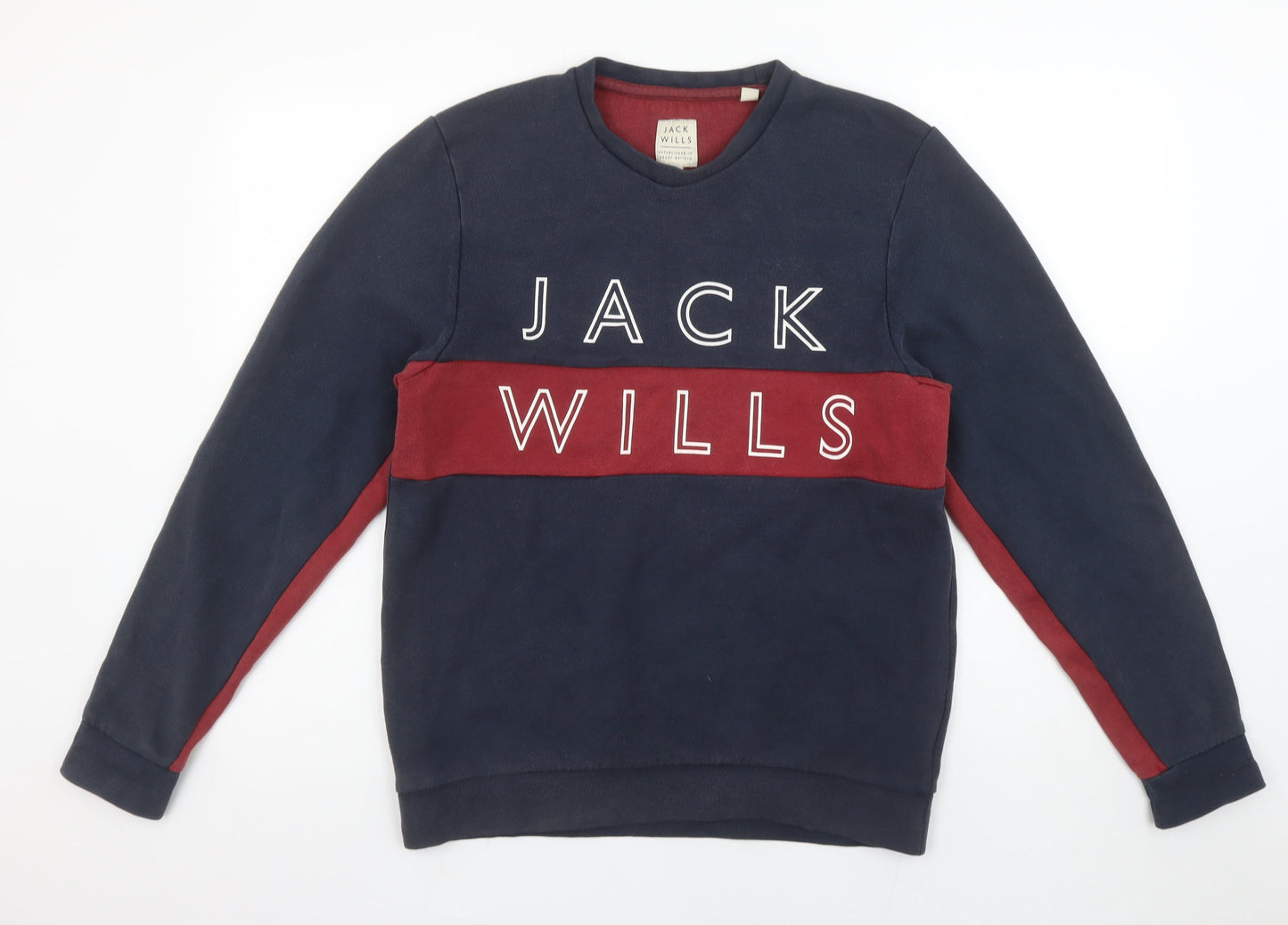 Mens UK M Regular Jack Wills Blue Pullover Sweatshirt