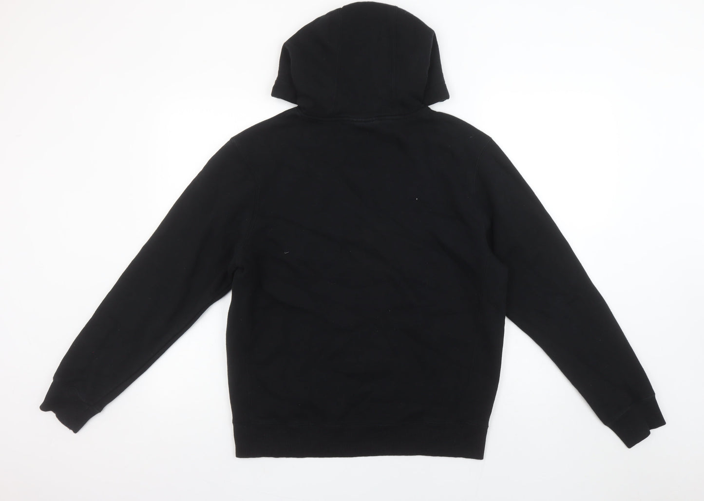 Mens UK S Regular FILA Black Pullover Hoodie