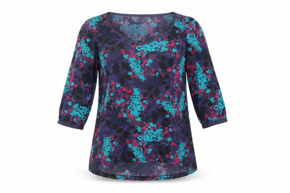 Womens UK Size 10 FatFace Multicoloured Viscose Blend Blouse