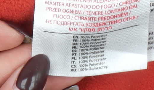 Craghoppers Men's Blue Fleece Hooded Jacket M Outdoor Full Zip