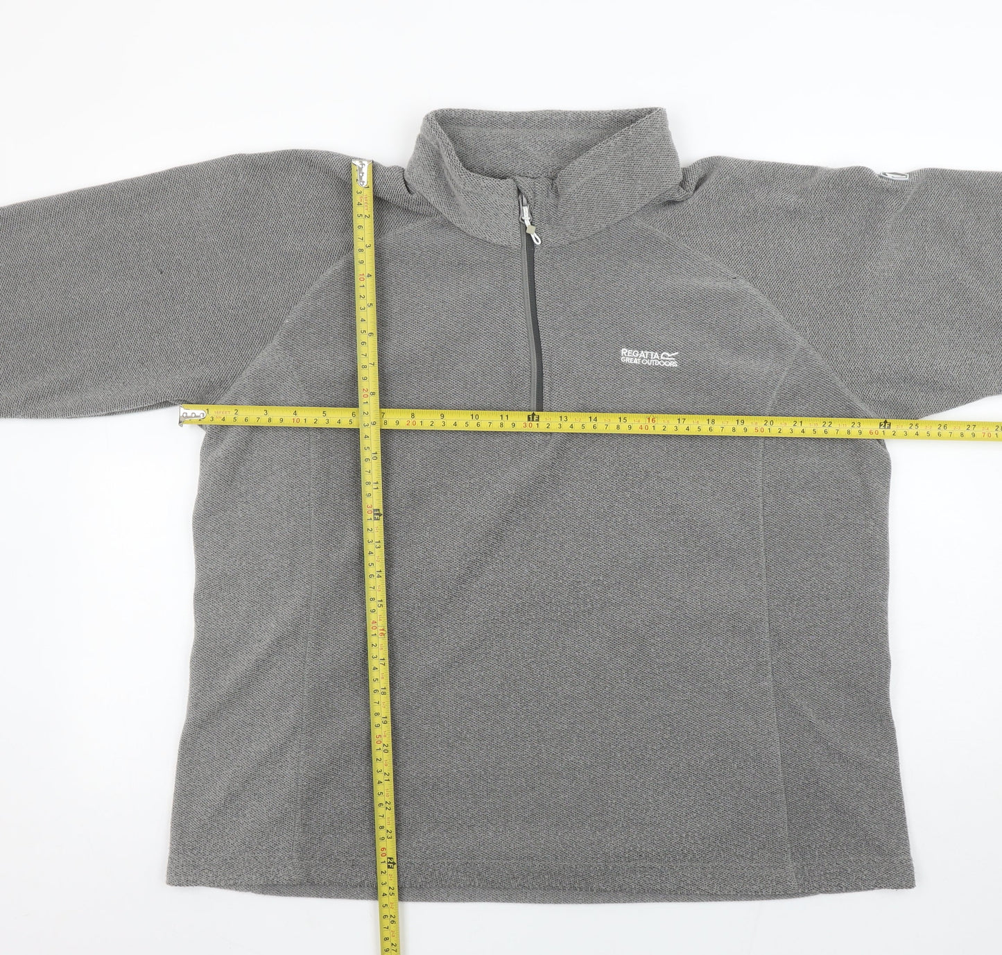 Regatta Women's Grey 1/2 Zip Fleece Pullover UK 20 Polyester Outdoor Sweatshirt