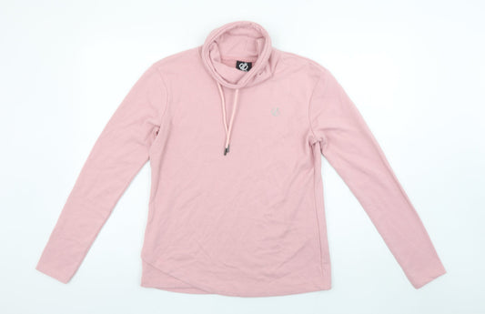 Dare 2B Women Pink Size 8 Cowl Neck Pullover Sweatshirt