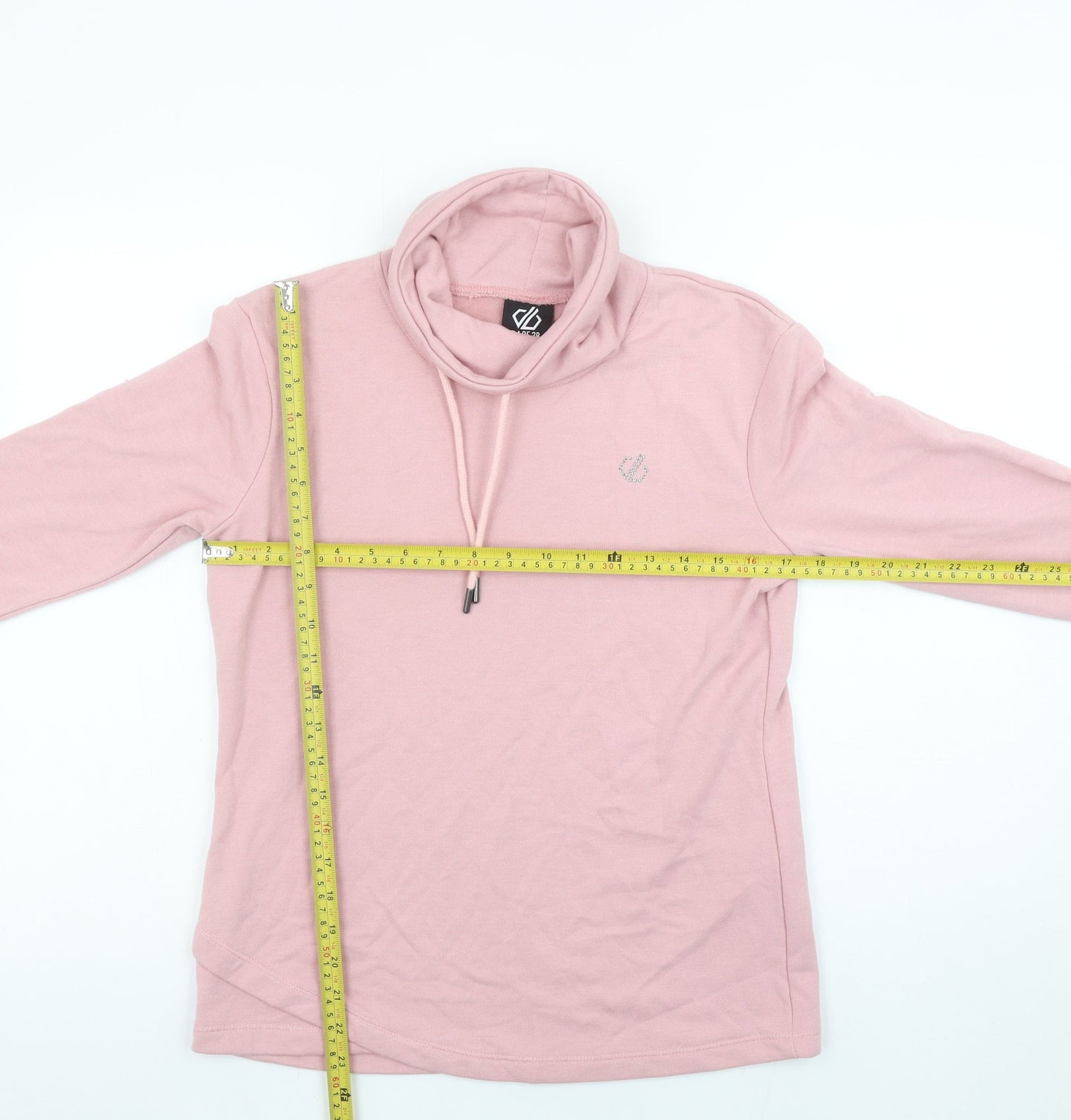 Dare 2B Women Pink Size 8 Cowl Neck Pullover Sweatshirt