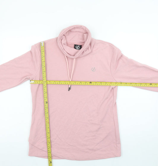 Dare 2B Women Pink Size 8 Cowl Neck Pullover Sweatshirt