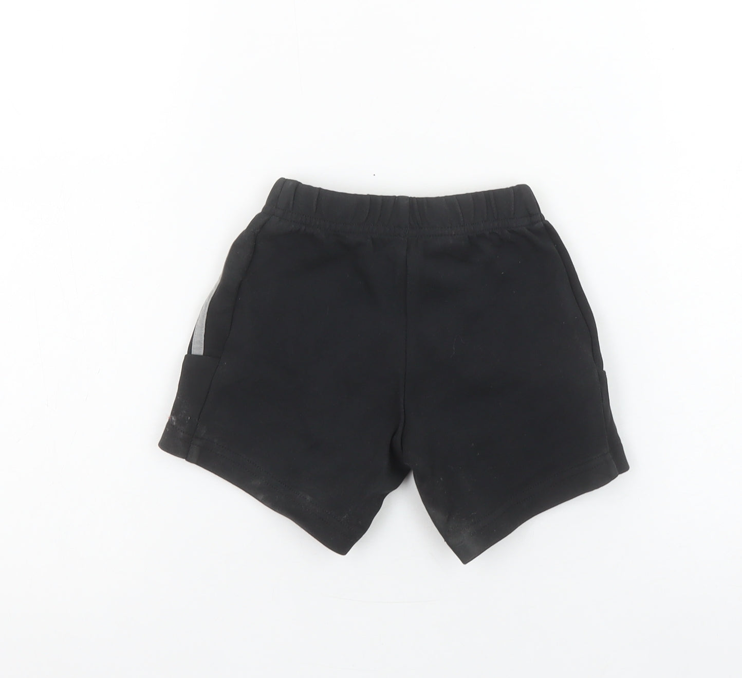 Adidas Unisex Baby Black 12-18M Elastic Waist Active Shorts