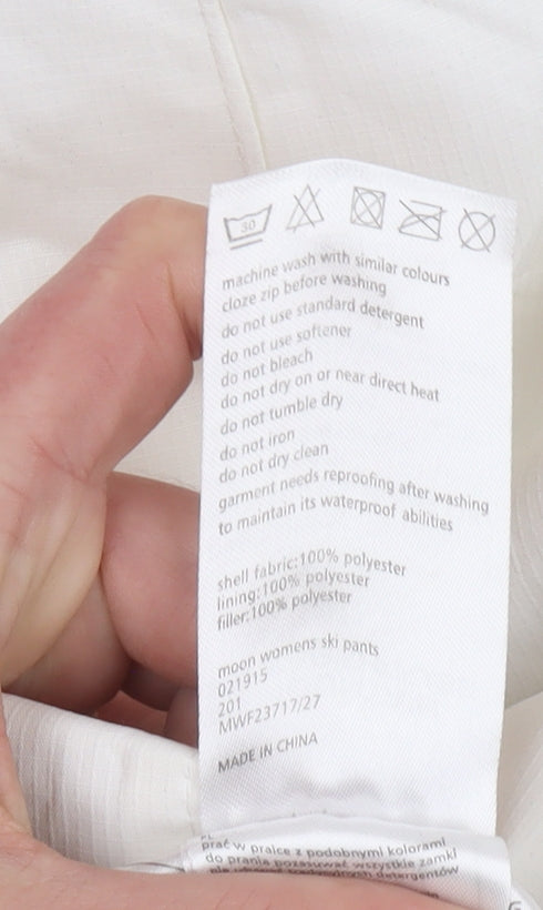 Mountain Warehouse Women's White Size 10 Waterproof Insulated Snow Pants