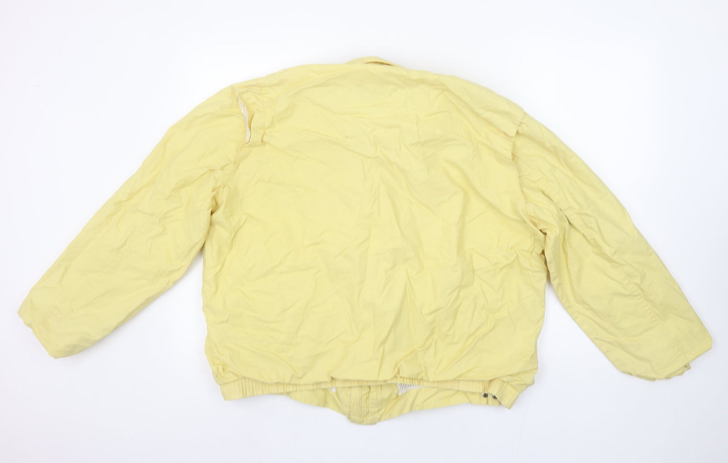 Eaton Leisure 7 Men's Yellow Cotton Button Casual Lightweight Jacket L