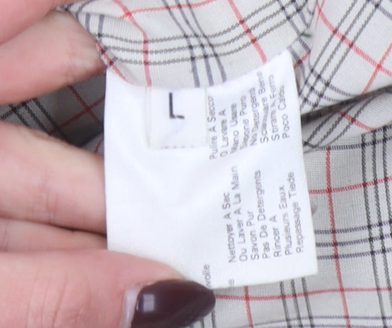 Grenfell Men’s Green L Mid-Length Rain Coat Cotton Lined Jacket