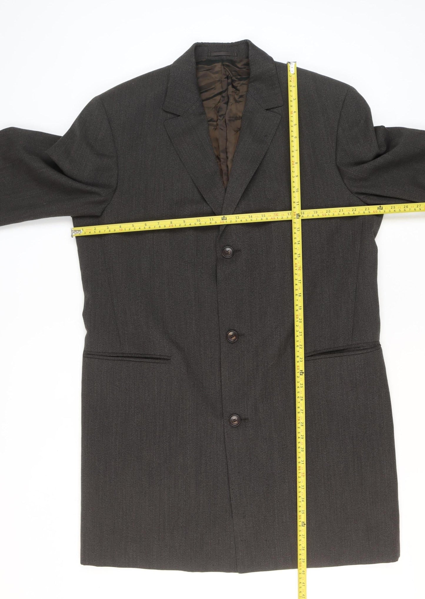 Hugo Boss Men’s Grey 42 Classic Wool Blazer Jacket