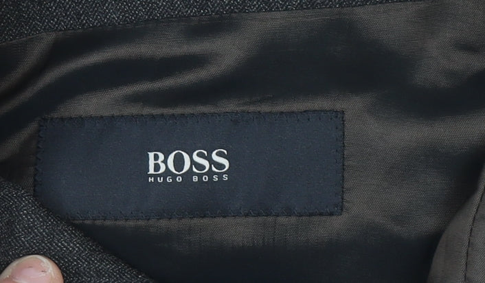Hugo Boss Men’s Grey 42 Classic Wool Blazer Jacket
