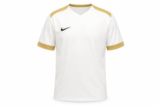 Nike Men White Dri-FIT Short Sleeve Athletic Jersey T-Shirt Size S