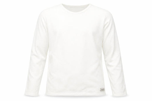 Jack & Jones Men's White Long Sleeve Regular Fit Cotton Top L