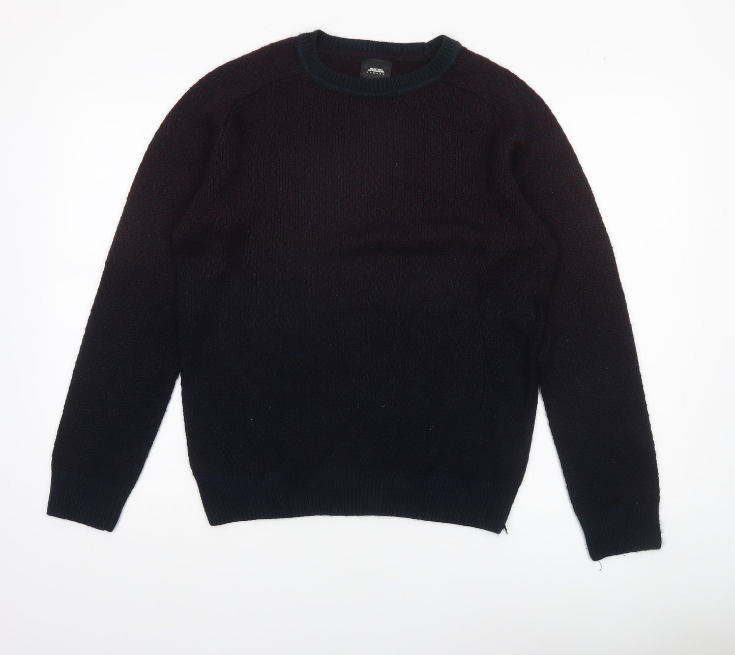 Burton Menswear London Men's Black Crew Neck Acrylic Jumper M