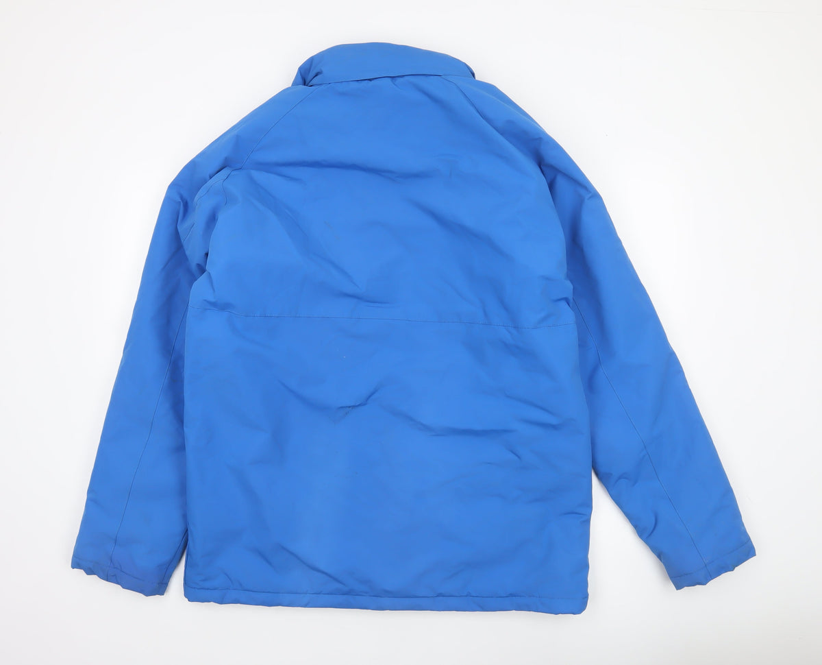 Joma Men's Blue Medium Puffer Jacket Winter Sportswear