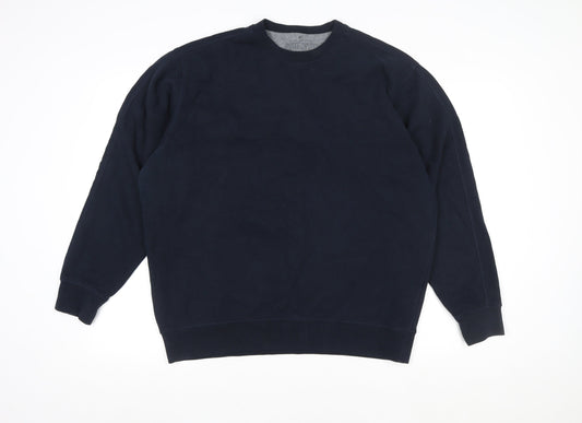 Marks and Spencer Blue Harbour Men's Blue L Crew Neck Sweatshirt