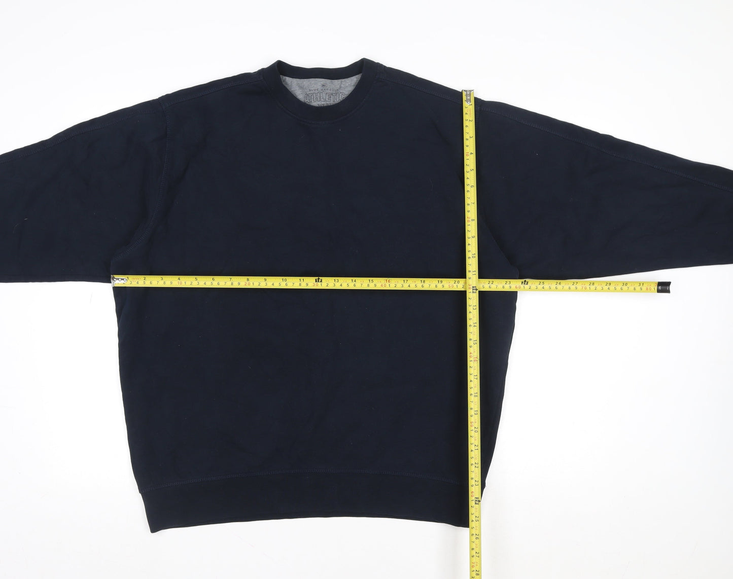 Marks and Spencer Blue Harbour Men's Blue L Crew Neck Sweatshirt